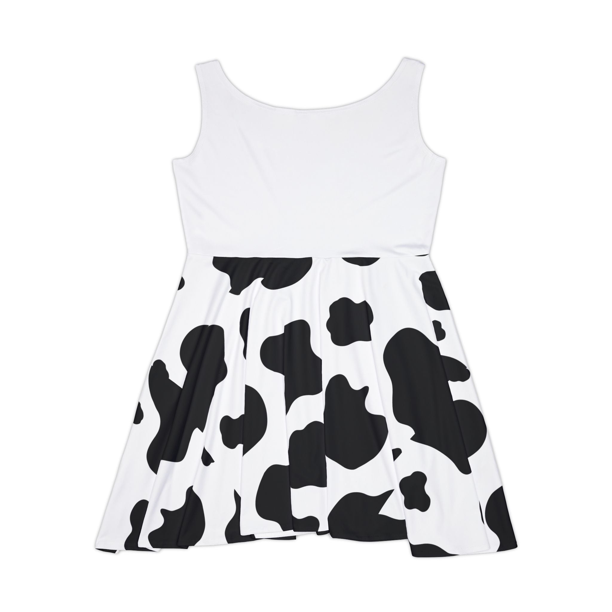 Cow Print MoooM Skater Dress | Cow Pattern Skater Dress